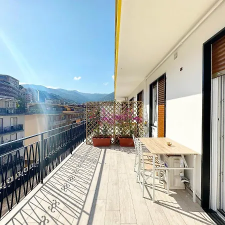 Wh - Un Posto Al Sole - Attico Monolocale Con Parcheggio Gratuito - Con Grande Terrazza-a 5 Minuti Dal Centro - Wifi San Remo