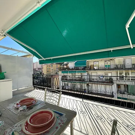 Wh - Un Posto Al Sole - Attico Monolocale Con Parcheggio Gratuito - Con Grande Terrazza-a 5 Minuti Dal Centro - Wifi San Remo